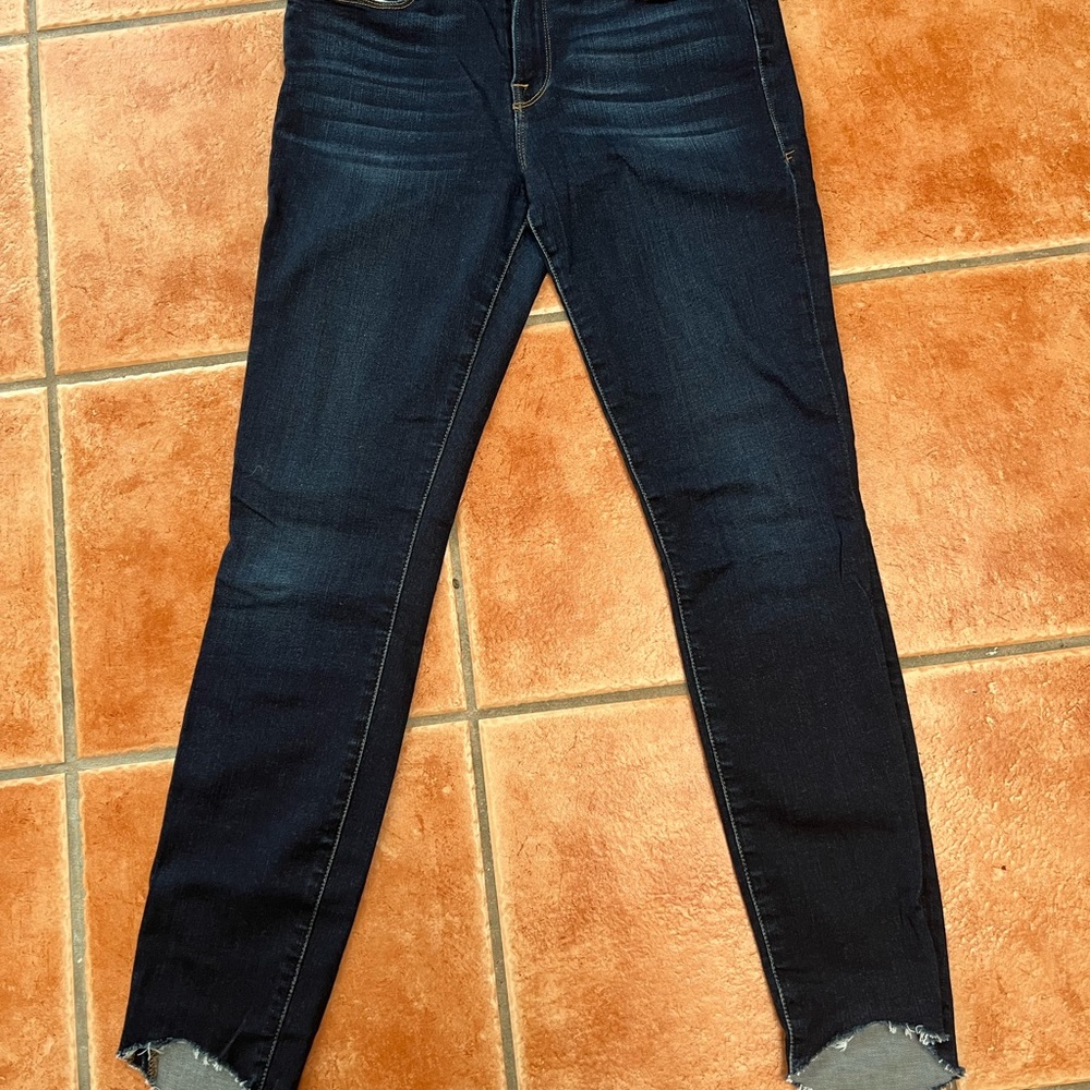 Frame Le Skinny de Jeanne dark denim jeans size 30